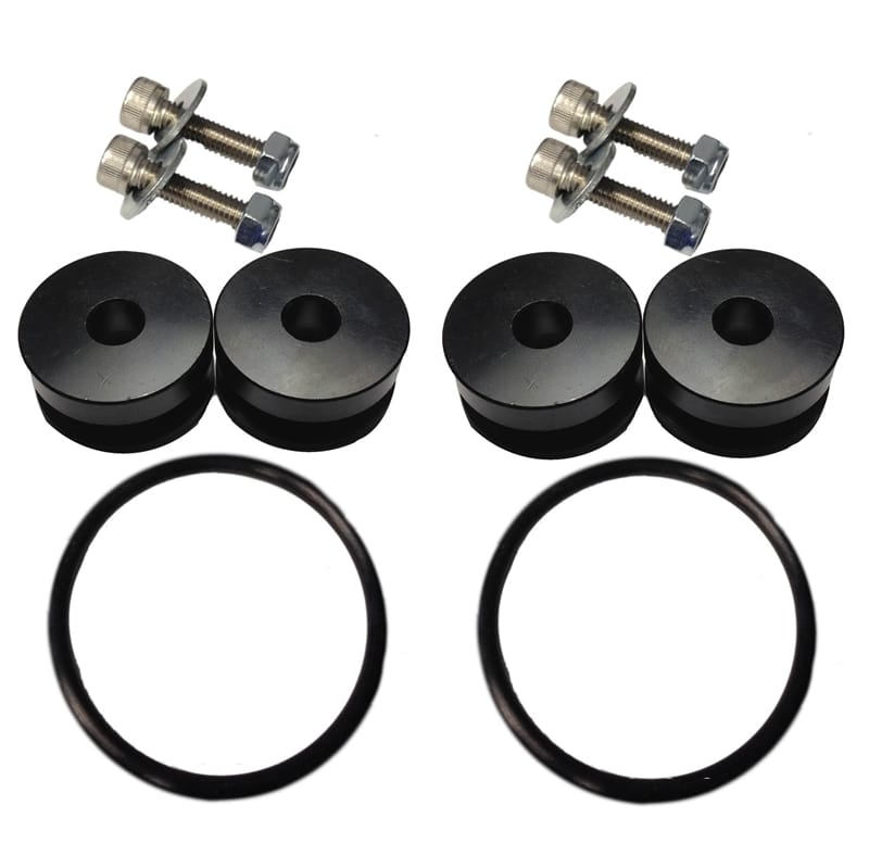 Torque Solution — Torque Solution Billet Bumper Quick Release Kit (Black): Universal