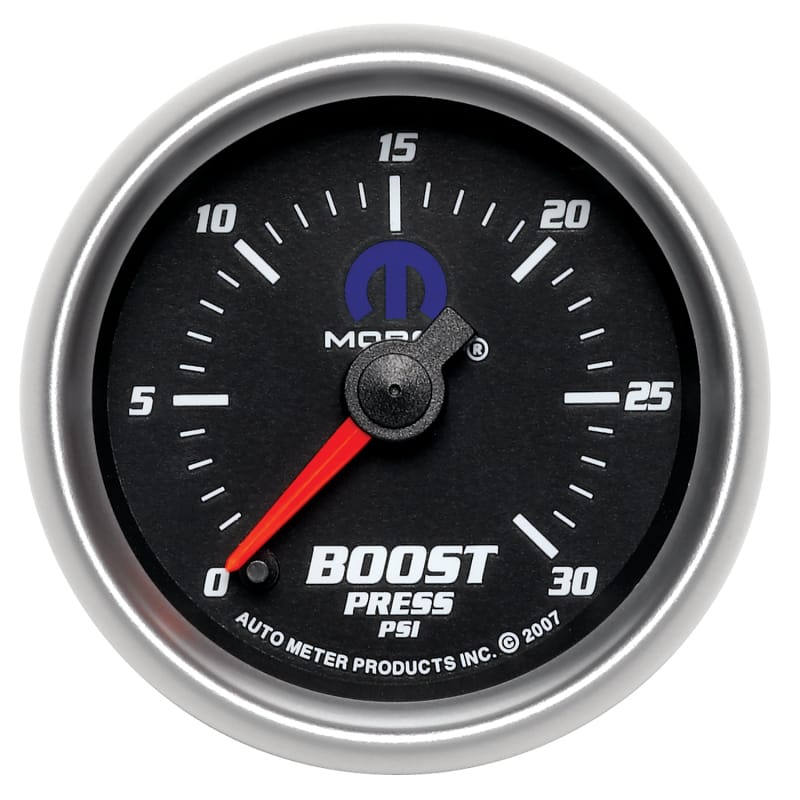 AutoMeter — Autometer Mopar 52.4mm FSE 0-30 PSI Boost Gauge
MOPAR #77060061, 2-1