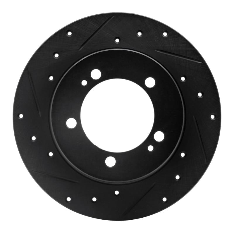 R1 Concepts — R1 90-94 Eagle TALON Rear Left Drilled & Slotted Black Brake Rotor
R1 Brake Rotor Drill