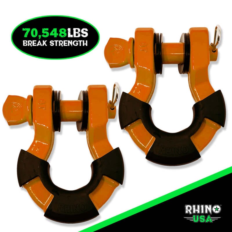 Rhino USA — Rhino USA 8T Super Shackle 2-Pack (Orange)
Tow Hook