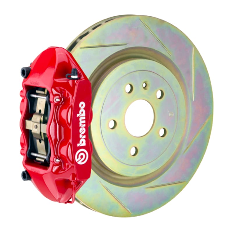 Brembo — Brembo 11-18 Focus/13-18 Focus ST Front GT BBK 4 Piston Cast 336 x28 1pc Rotor Slotted Type1-Red