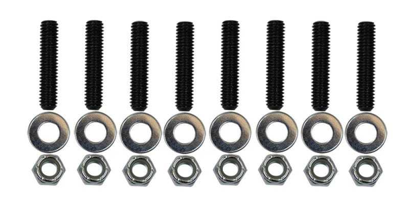 Moroso — Moroso Pontiac Valve Cover Stud Kit w/ Broached Studs/Washers/Nylock Nuts