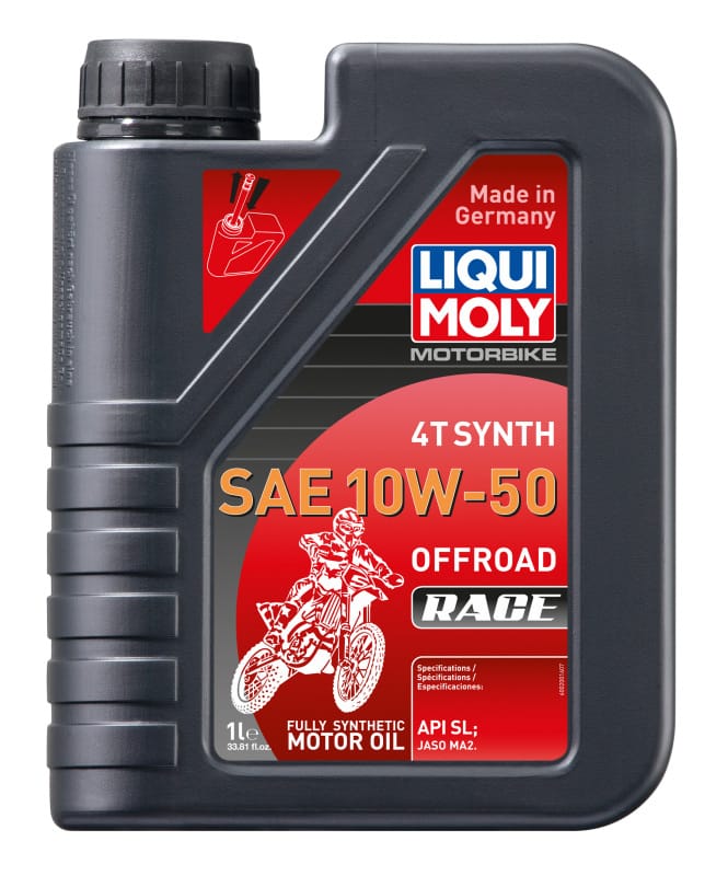 LIQUI MOLY — LIQUI MOLY 1L Motorbike 4T Synth SAE 10W50 Offroad Race