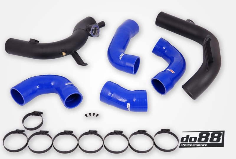 do88 — do88 VAG 2.0 TSI EA888 Gen4 (300hp+) OEM Intercooler Pressure Pipes Blue Hoses