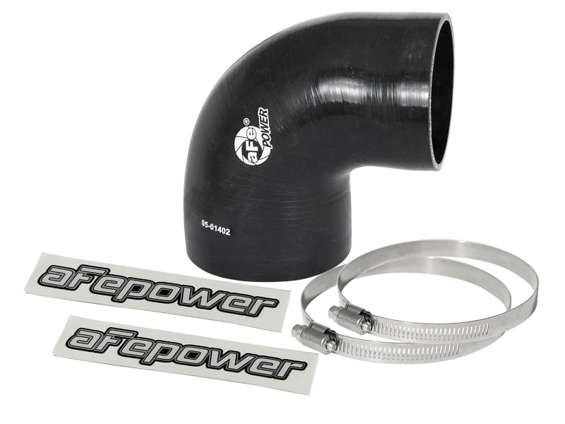 aFe — aFe Magnum FORCE Intake Coupling Kit (4 IN ID to 3-3/8 IN ID x 90 Deg.) Elbow Coupler - Black
Intake Coupling Kit