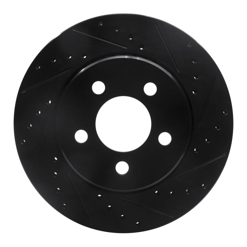 R1 Concepts — R1 07-12 Dodge Nitro Front Right Drilled & Slotted Black Brake Rotor
R1 Brake Rotor Drill