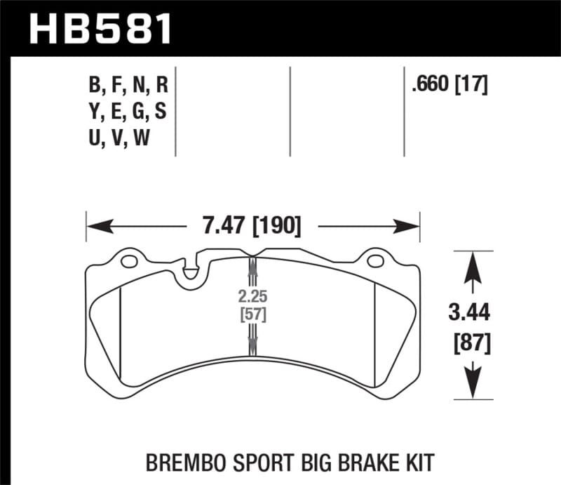 Hawk Performance — Hawk 17-18 Volvo S60 2.0L Polestar Front ER-1 Brake Pads
Disc Brake Pad