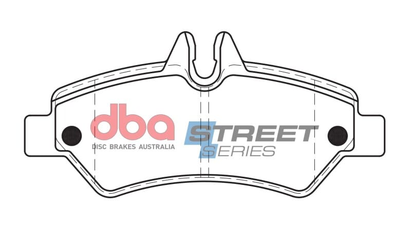 DBA — DBA 07-09 Dodge Sprinter 2500 (w/272mm Rear Disc Bosch Pin Type) Rear Street Series Brake Pads
Brake Pad