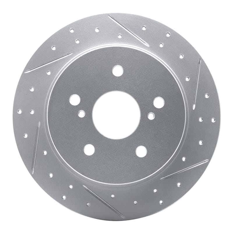 R1 Concepts — R1 07-14 Suzuki Sx4 Crossover Rear Right Drilled & Slotted Geo-Carbon Rotor