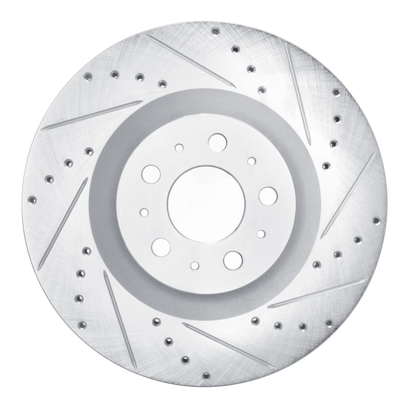 R1 Concepts — R1 20-25 Tesla Model Y Front Right Drilled & Slotted Silver Brake Rotor
R1 Brake Rotor Drill