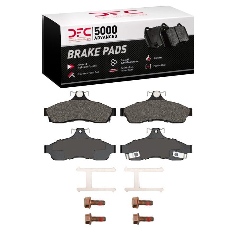 DFC — DFC 94-96 Chevrolet Impala Rear 5000 Advanced Semi Metallic Brake Pads and Hardware Kit
DFC Brake Pad Set