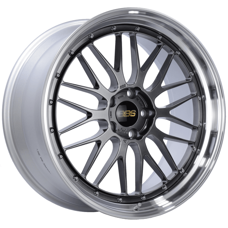 BBS — BBS LM 21x10 5x120 ET38 Diamond Black Center Diamond Cut Lip Wheel -82mm PFS/Clip Required