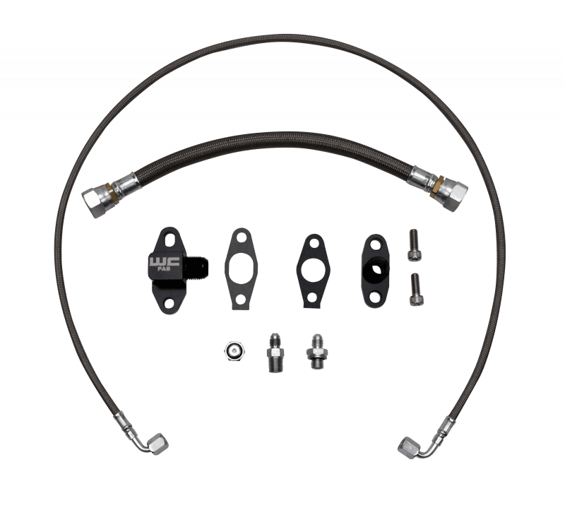 Wehrli — Wehrli LB7/LLY/LBZ/LMM/LML Duramax S400 Single Turbo Oil Line Kit
Oil LnKit S400 DMAX