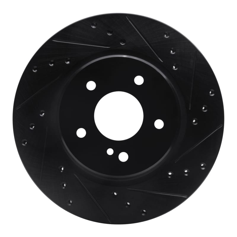 R1 Concepts — R1 98-09 Chrysler Crossfire Rear Right Drilled & Slotted Black Brake Rotor
R1 Brake Rotor Drill