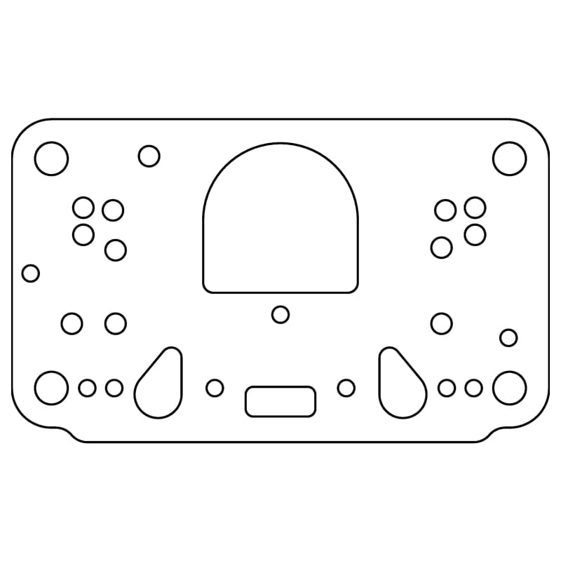 Cometic Gasket — Cometic Holley .062in MP Metering Block Gasket - 3 Circuit
Carb Meter Gasket