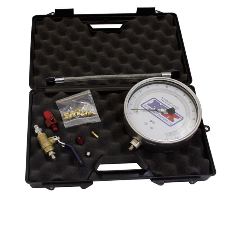 Nitrous Express — Nitrous Express Master Flo-Check Pro (6 Certified Gauge & Molded Case)
N2OPresrGg
Gauge