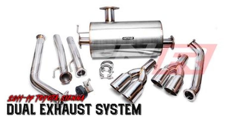 Weapon R — Weapon R 11-17 Toyota Sienna 3.5L Axle Back Exhaust w/Slant Cut Tips