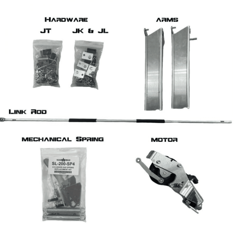 Rock Slide Engineering — Rock Slide Rebuild Kit for Gen2 Step Sliders - JT 4 Door Passenger Side