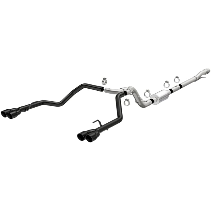Magnaflow — MagnaFlow 2019 Chevy Silverado 1500 V8 5.3L Street Series Quad Split Rear Exhaust w/ Black Tips
Cat-Back