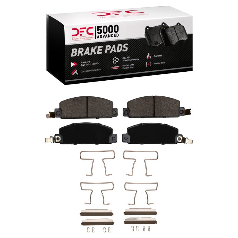 DFC — DFC 76-80 Chevrolet LUV Front 5000 Advanced Semi Metallic Brake Pads and Hardware Kit
DFC Brake Pad Set