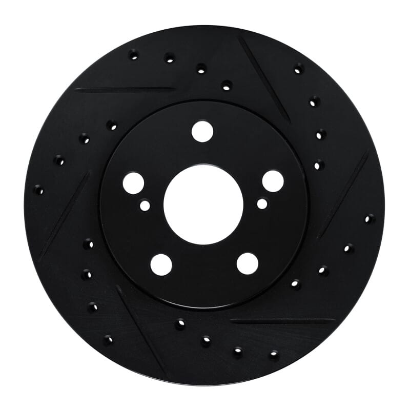 R1 Concepts — R1 87-87 Toyota Camry Front Right Drilled & Slotted Black Brake Rotor
R1 Brake Rotor Drill