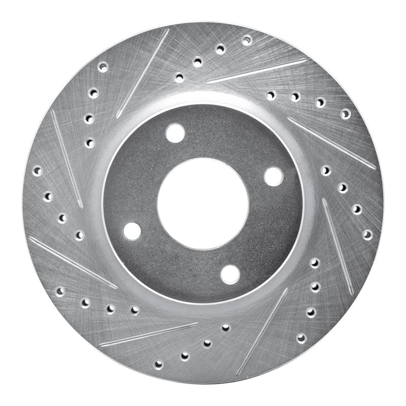 R1 Concepts — R1 07-14 Nissan Versa Front Left Drilled & Slotted Silver Brake Rotor
R1 Brake Rotor Drill