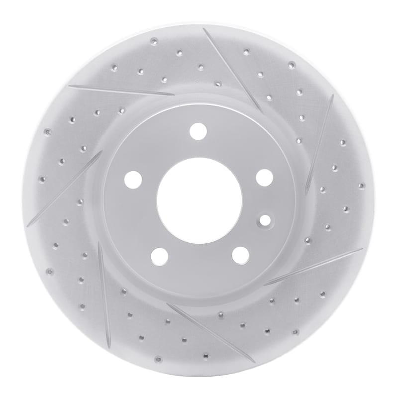 R1 Concepts — R1 11-25 Buick Lacrosse Front Right Drilled & Slotted Geo-Carbon Rotor