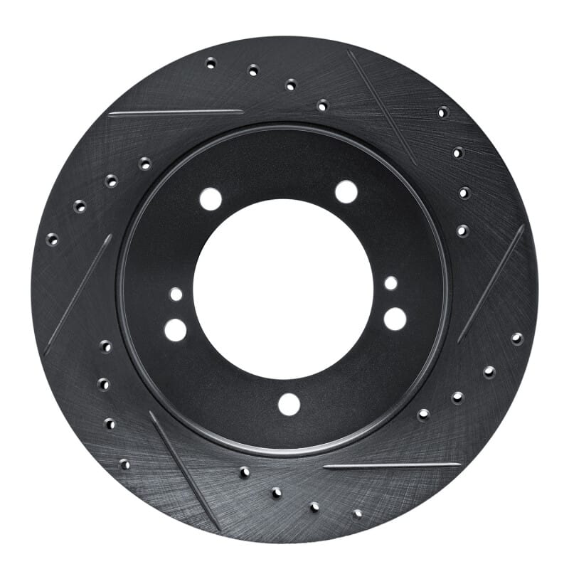 R1 Concepts — R1 99-08 Chevrolet Tracker Front Right Drilled & Slotted Black Brake Rotor
R1 Brake Rotor Drill