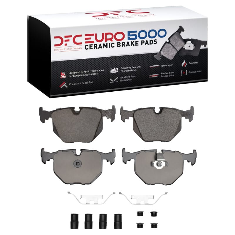 DFC — DFC 91-10 BMW M5 Rear Euro 5000 Ceramic Brake Pads and Hardware Kit
DFC EURO Pads + HW