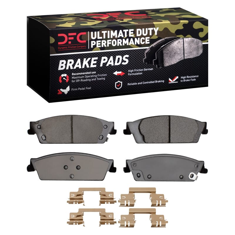 DFC — DFC 07-20 Cadillac Escalade EXT Rear Ultimate Duty Performance Brake Pads and Hardware Kit
DFC Brake Pad Set