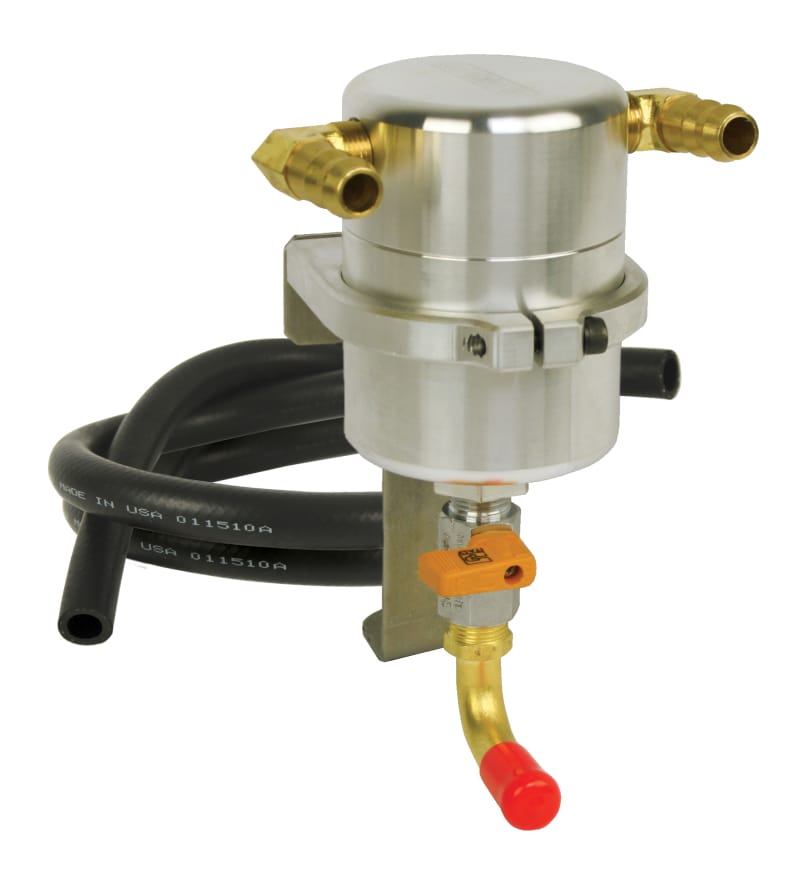Moroso — Moroso 06-10 Jeep SRT8 Air/Oil Separator Catch Can - Billet Aluminum
