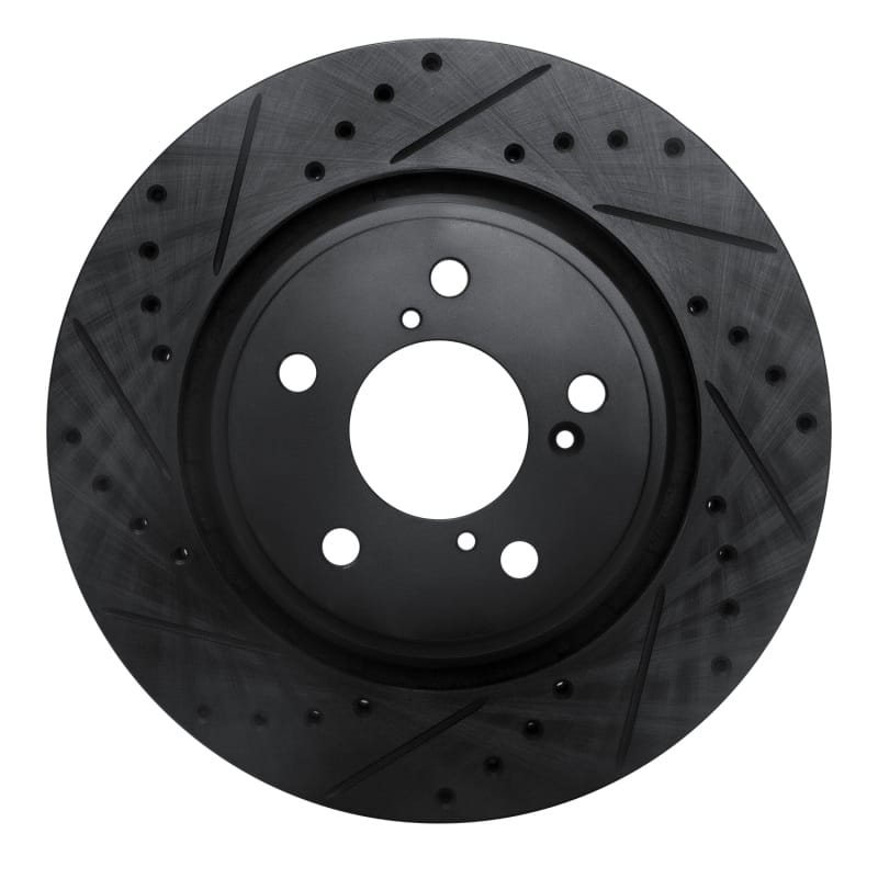 R1 Concepts — R1 15-25 Acura MDX Front Left Drilled & Slotted Black Brake Rotor
R1 Brake Rotor Drill
