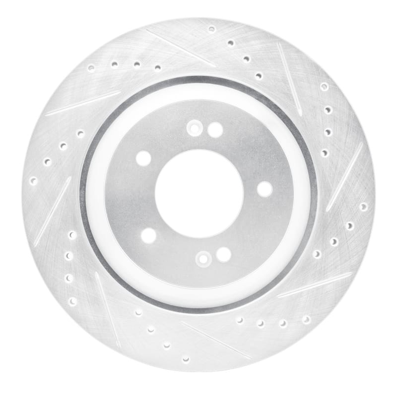 R1 Concepts — R1 2019-2025 Hyundai Kona N Rear Right Drilled & Slotted Silver Brake Rotor
R1 Brake Rotor Drill