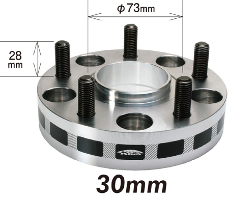 Project Kics — Project Kics 30mm Thick 12x1.25 56mm Hub 5x114.3 Wide Tread Spacers