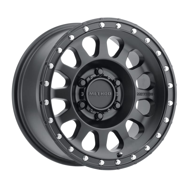 Method Wheels — Method MR315 17x8.5 0mm Offset 6x120 67mm CB Matte Black Wheel