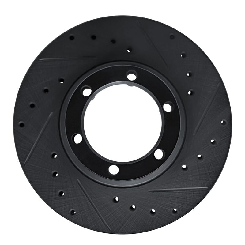 R1 Concepts — R1 81-87 Dodge D50 Front Right Drilled & Slotted Black Brake Rotor
R1 Brake Rotor Drill
