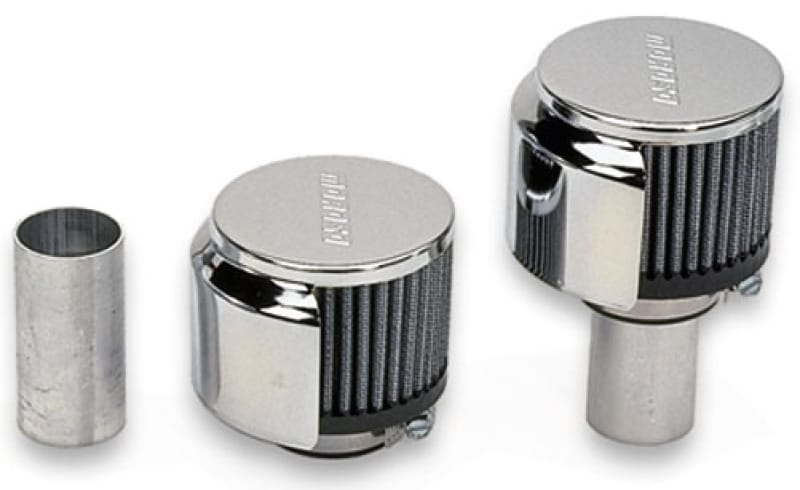 Moroso — Moroso Filtered Valve Cover Breather Kit - Weld-In