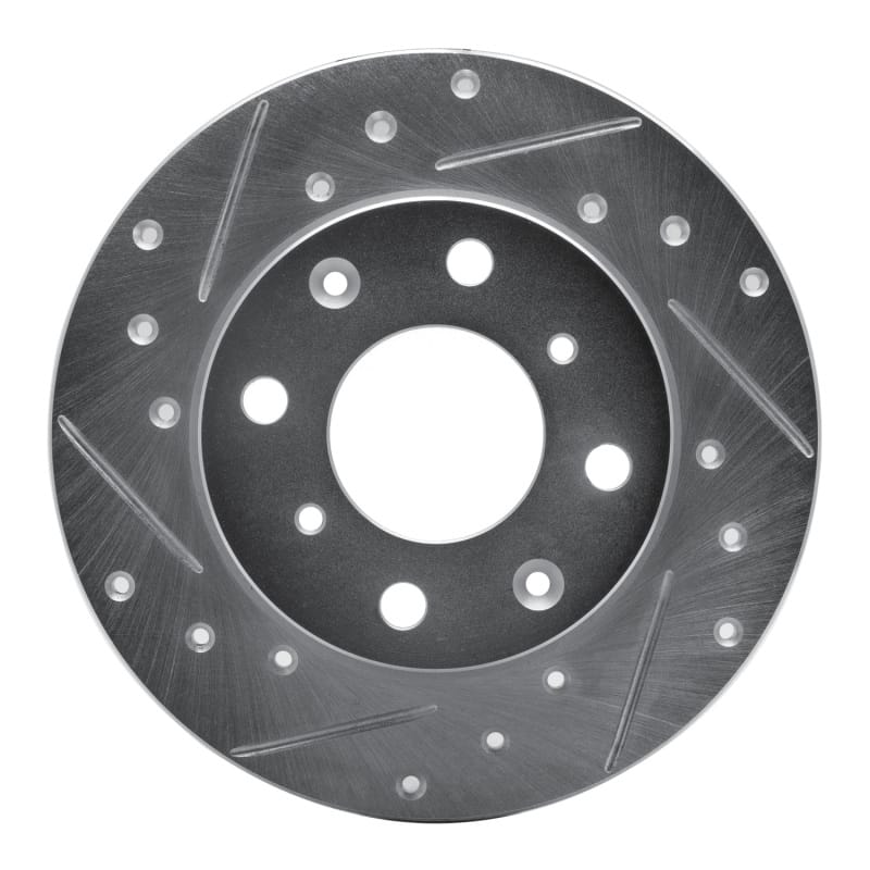 R1 Concepts — R1 79-83 Honda Civic Sedan Front Left Drilled & Slotted Silver Brake Rotor
R1 Brake Rotor Drill