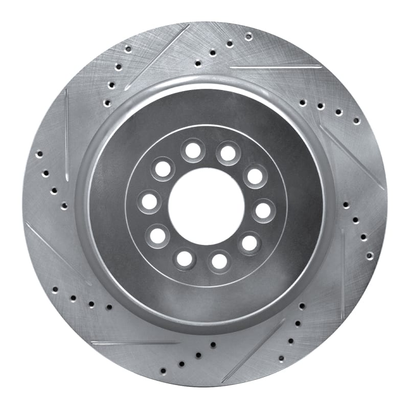 R1 Concepts — R1 03-05 Jaguar XJR Front Left Drilled & Slotted Silver Brake Rotor
R1 Brake Rotor Drill