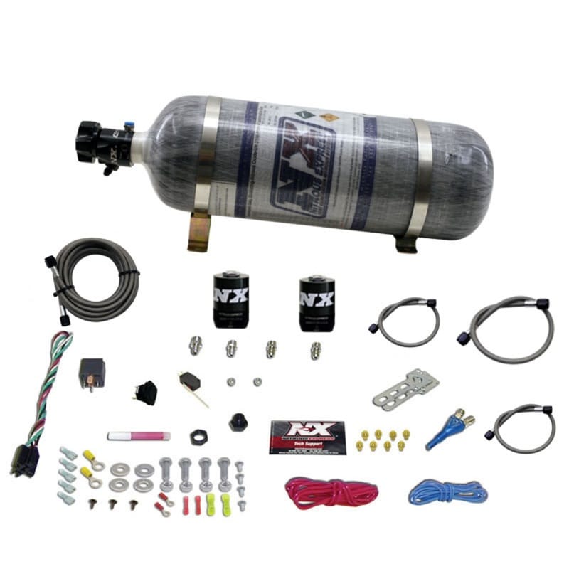 Nitrous Express — Nitrous Express Dodge EFI Race Single Nozzle Nitrous Kit (100-250HP) w/Composite Bottle
Injection System Kit
N2OSys