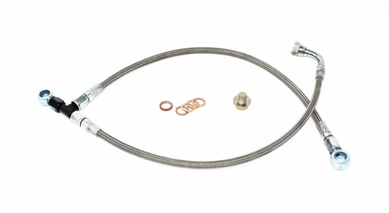 Torque Solution — Torque Solution Turbo Oil Feed Line Kit - Subaru EJ w/ Garrett GT Series