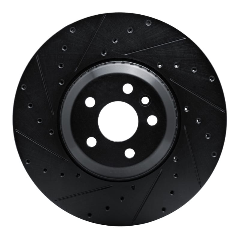 R1 Concepts — R1 20-25 Jaguar E-Pace Front Left Drilled & Slotted Black Brake Rotor
R1 Brake Rotor Drill