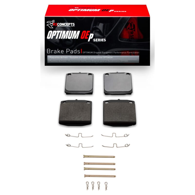 R1 Concepts — R1 76-81 Nissan 510 Front Optimum OE Pads & Hardware Kit
R1 Optimum Oe Pads a