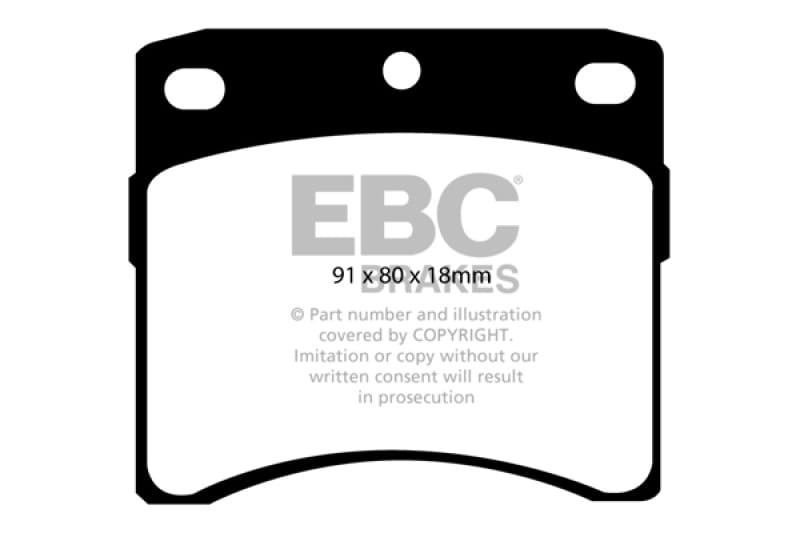 EBC — EBC 93-96 Volkswagen Eurovan 2.5 Vented Rotors Greenstuff Front Brake Pads
Disc Brake Pad