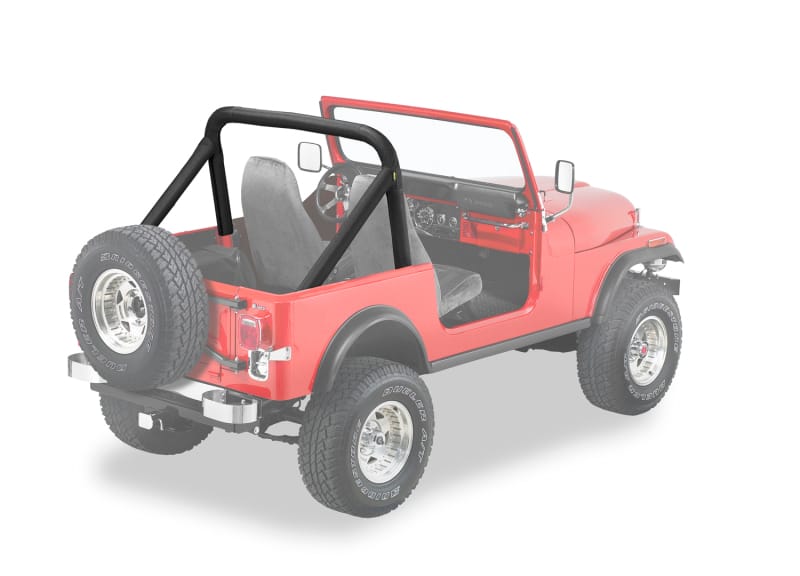 Bestop — Bestop Jeep 80-83 Cj5 / 80-86 Cj7 Sport Bar Cover (Black Crush)