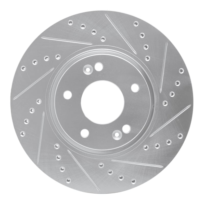 R1 Concepts — R1 12-16 Kia SportAGE (USA/Canada) Front Right Drilled & Slotted Silver Brake Rotor
R1 Brake Rotor Drill