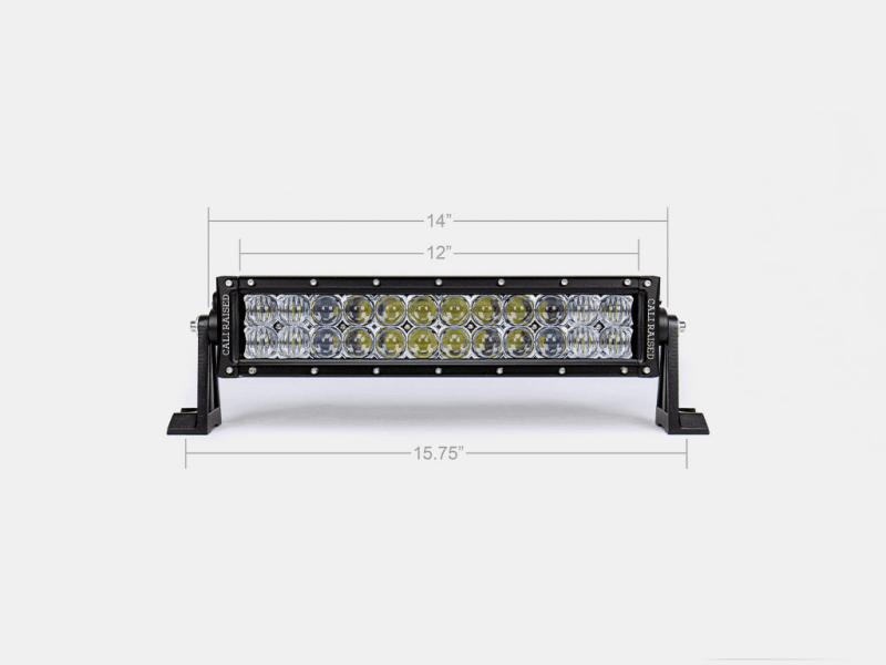 Cali Raised LED — Cali Raised 14 Dual Row 5D Optic Osram Led Bar - Spot