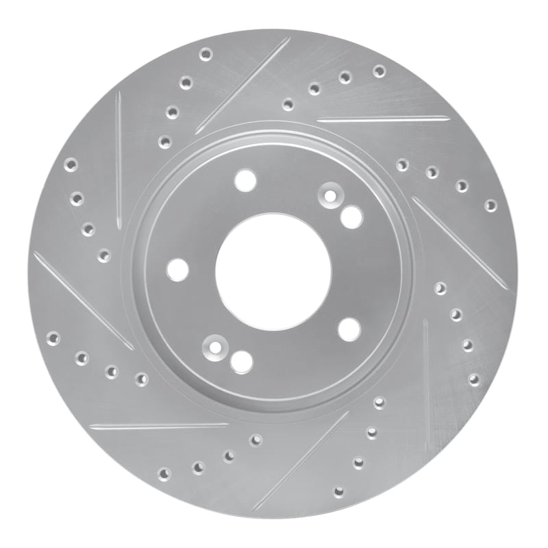 R1 Concepts — R1 12-16 Kia SportAGE (USA/Canada) Front Left Drilled & Slotted Silver Brake Rotor
R1 Brake Rotor Drill