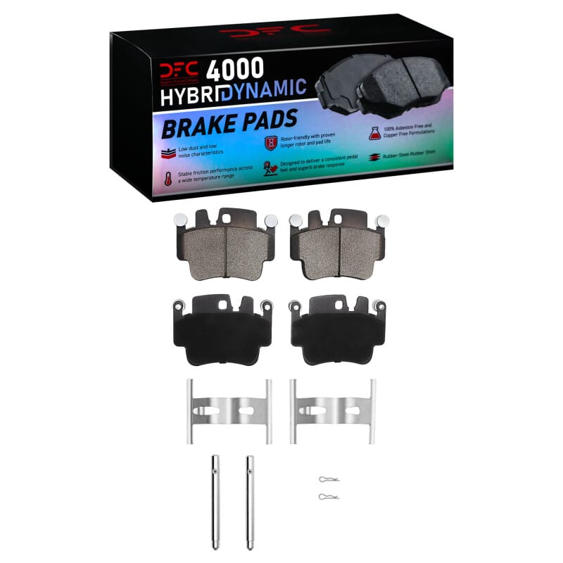 DFC — DFC 98-05 Porsche 911 Rear/Front 4000 HybriDynamic Brake Pads and Hardware Kit
DFC Brake Pad Set