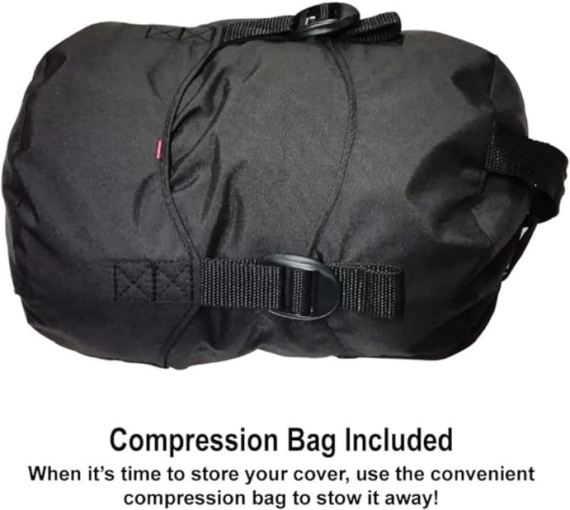 Dowco — Dowco WeatherAll Plus Ratchet Motorcycle Cover Black - Large